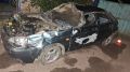 Сотрудники полиции устанавливают обстоятельства произошедшего ДТП с пострадавшим