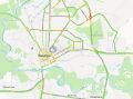 На дорогах Оренбурга сегодня фиксируются традиционные утренние пробки