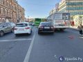 Из-за ДТП на улице Володарского сильно затруднено движение
