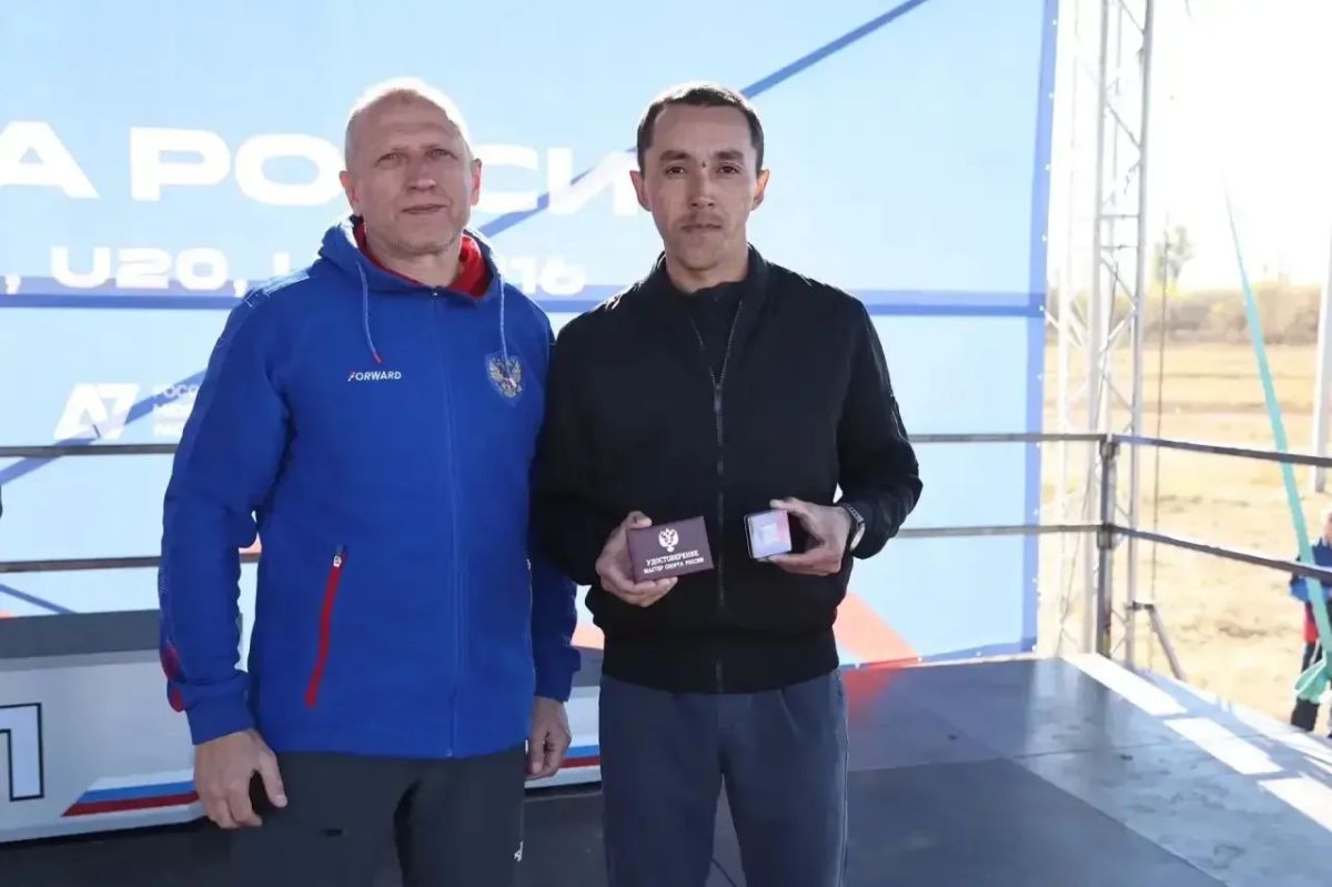Оренбургский легкоатлет удостоен звания «Мастер спорта России»