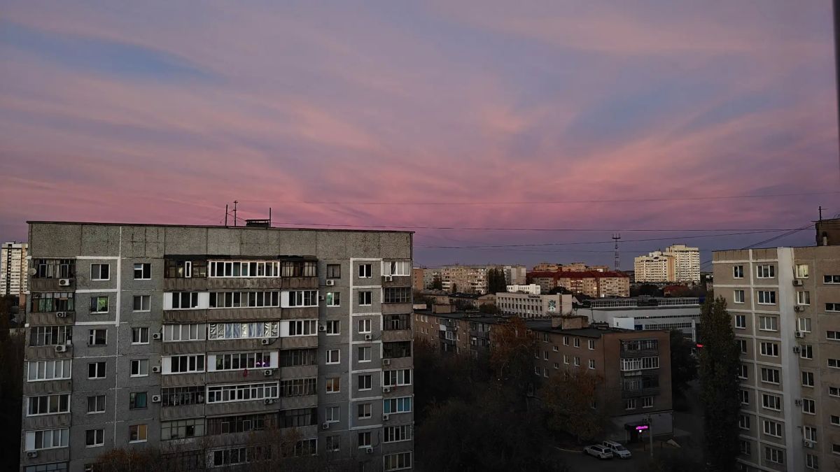 Небо в Оренбурге сейчас