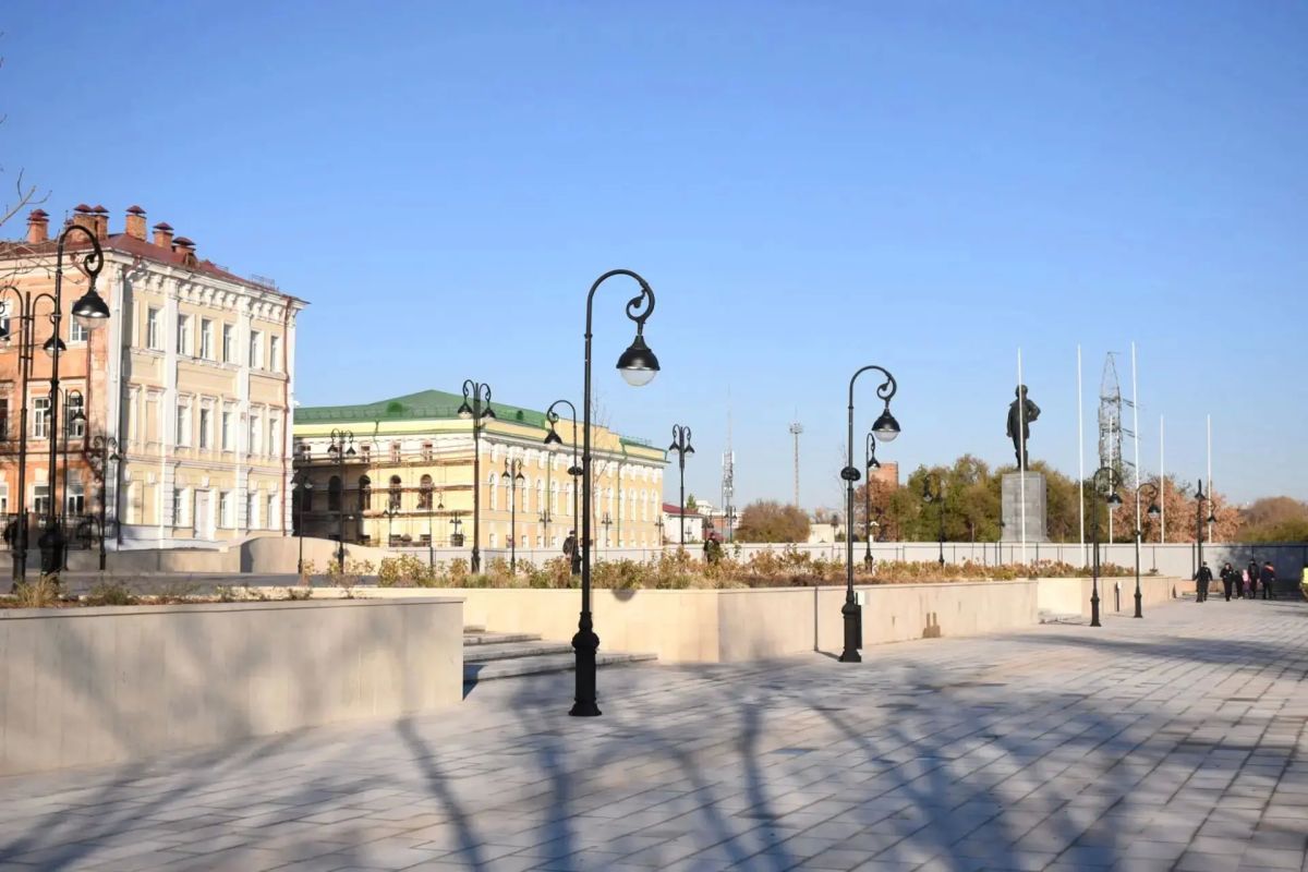 Верхняя часть набережной реки Урал в Оренбурге открыта для горожан Верхняя часть набережной реки Урал в Оренбурге открыта для горожан