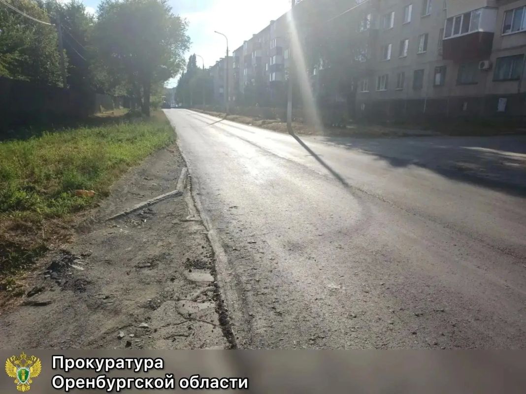 В Гае после вмешательства прокуратуры отремонтировали дороги