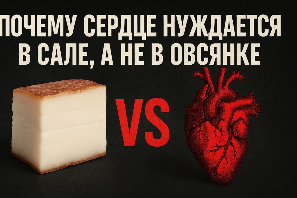 Сало и овсянка: неожиданные факты о том, что действительно полезно для сердца