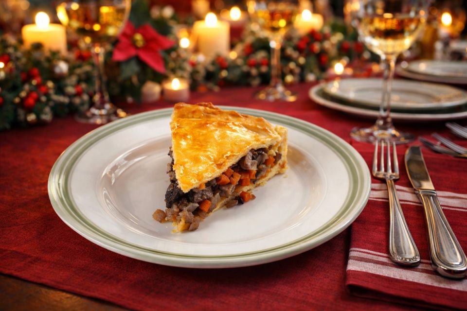 Вдохновение для вечеринки: мясной пирог с запечённой говядиной