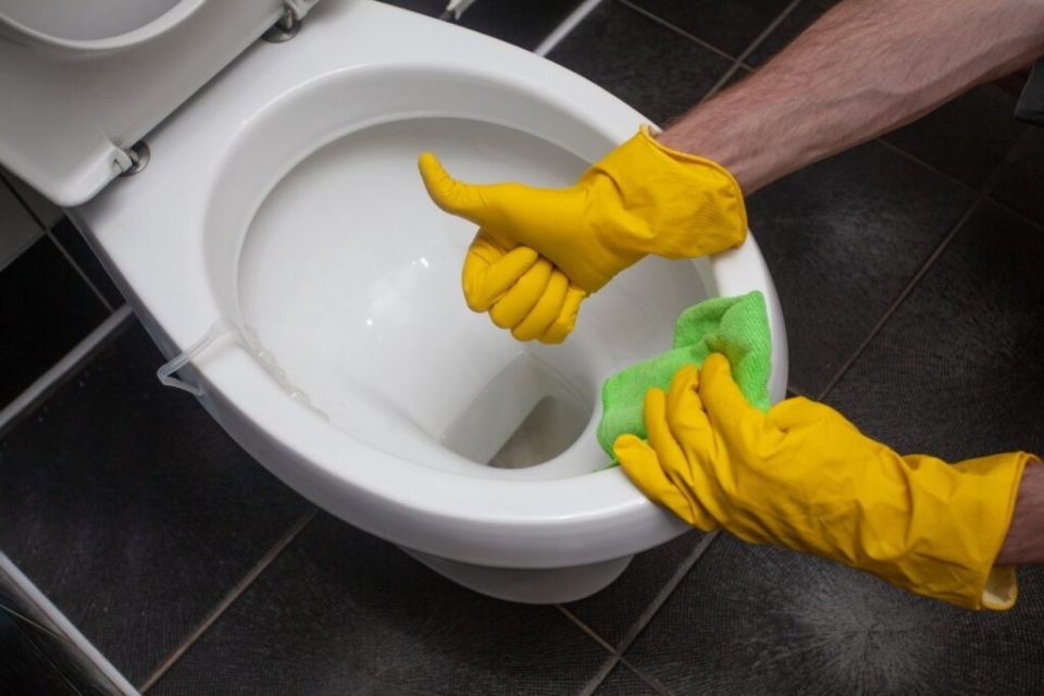 Как использовать хлорный отбеливатель для чистки унитаза